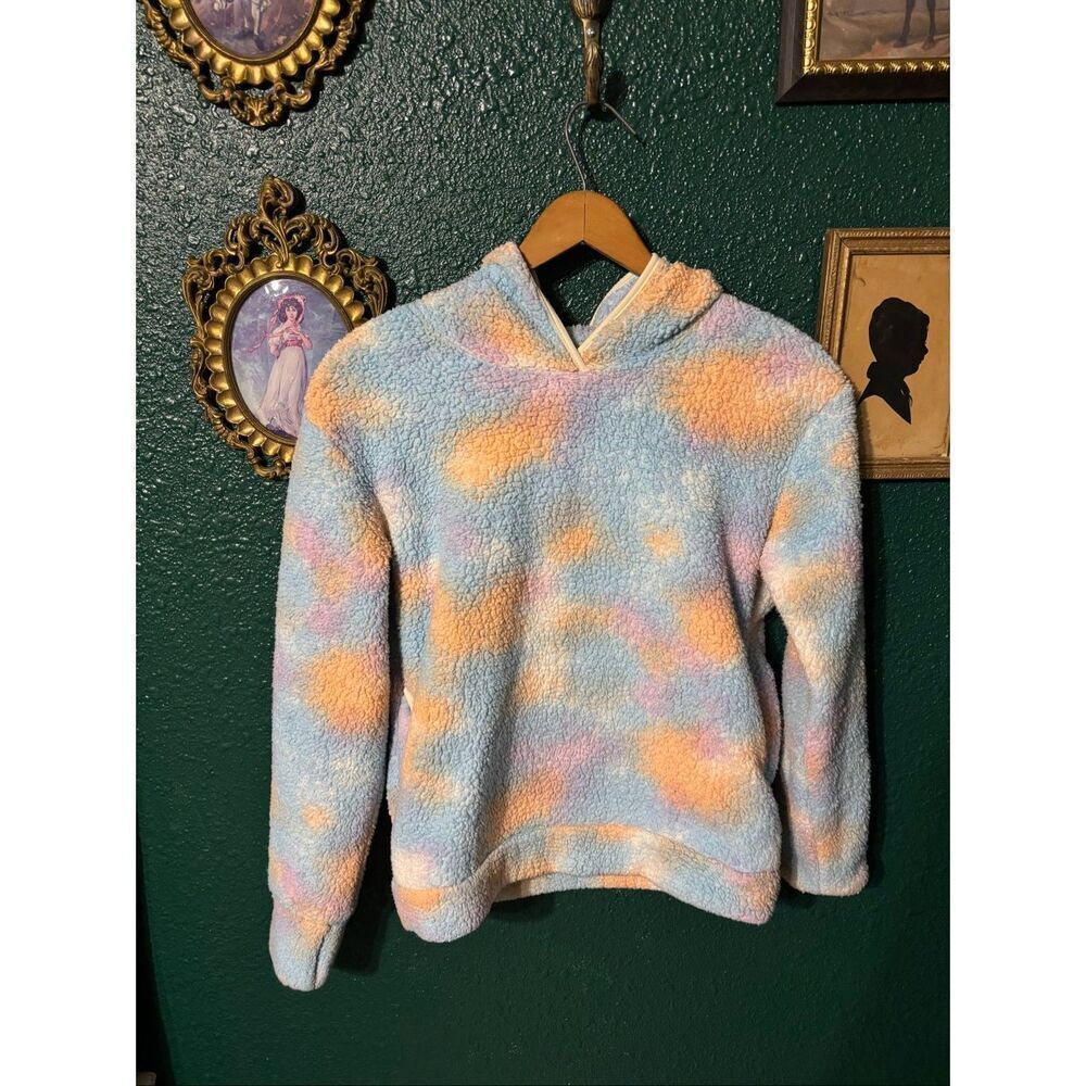Athleta Girl So Snug Printed Sherpa Hoodie Wonderland  Size X-Large/14